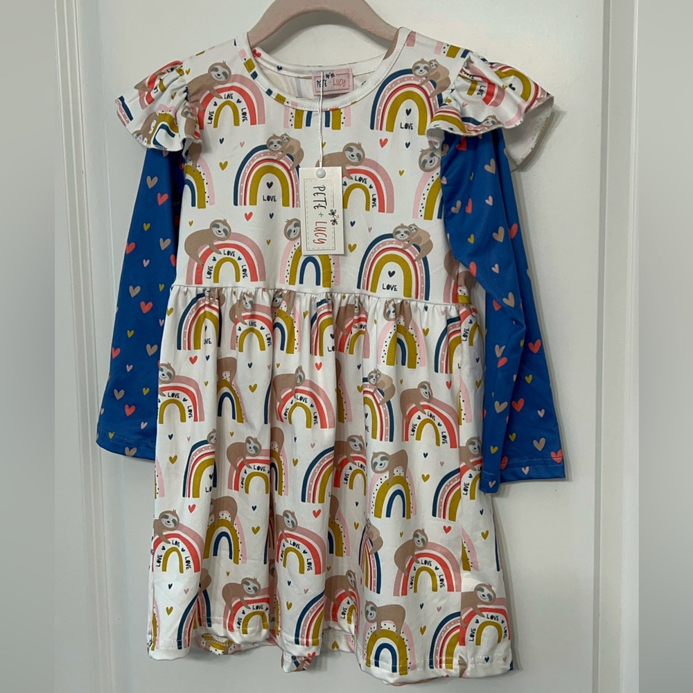 Pete + Lucy, Girls, Printed, Dress.